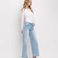 Right 45 degrees product image of Ben Rinnes - High Rise Wide Leg Jeans