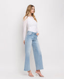 Right 45 degrees product image of Ben Rinnes - High Rise Wide Leg Jeans