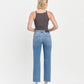 Back product images of Bardot - High Rise Tapered Ankle Straight Jeans