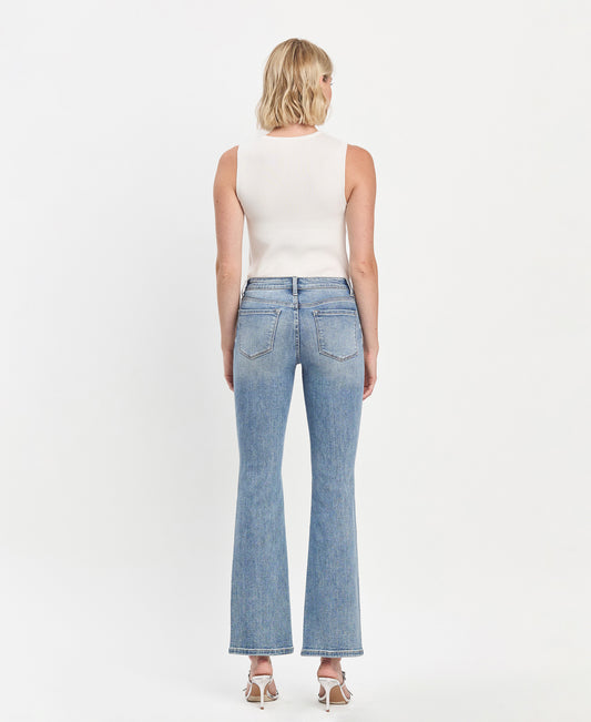 Back product images of Futuristic - Mid Rise Full Length Bootcut Jeans