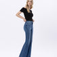 Right 45 degrees product image of Hail - High Rise Relaxed Flare Jeans