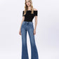 Front product images of Hail - High Rise Relaxed Flare Jeans