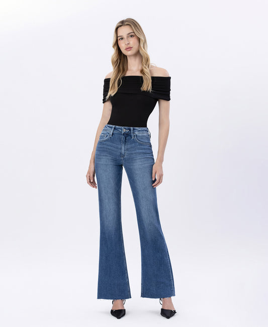 Front product images of Hail - High Rise Relaxed Flare Jeans