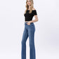 Left 45 degrees product image of Hail - High Rise Relaxed Flare Jeans
