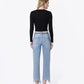 Back product images of Fondly - High Rise Regular Straight Jeans
