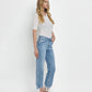 Right 45 degrees product image of Fondly - High Rise Regular Straight Jeans
