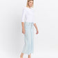 Right 45 degrees product image of Cleared - High Rise Crop Wide Leg Jeans