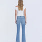 Back product images of Pleasantly - High Rise Kick Flare Jeans