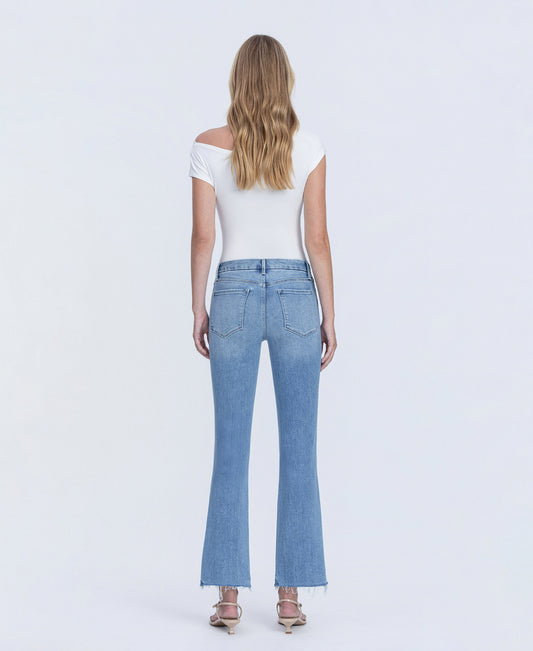 Back product images of Pleasantly - High Rise Kick Flare Jeans