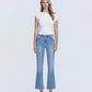 Front product images of Pleasantly - High Rise Kick Flare Jeans