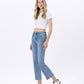 Left 45 degrees product image of Smartest - Mid Rise Regular Straight Jeans