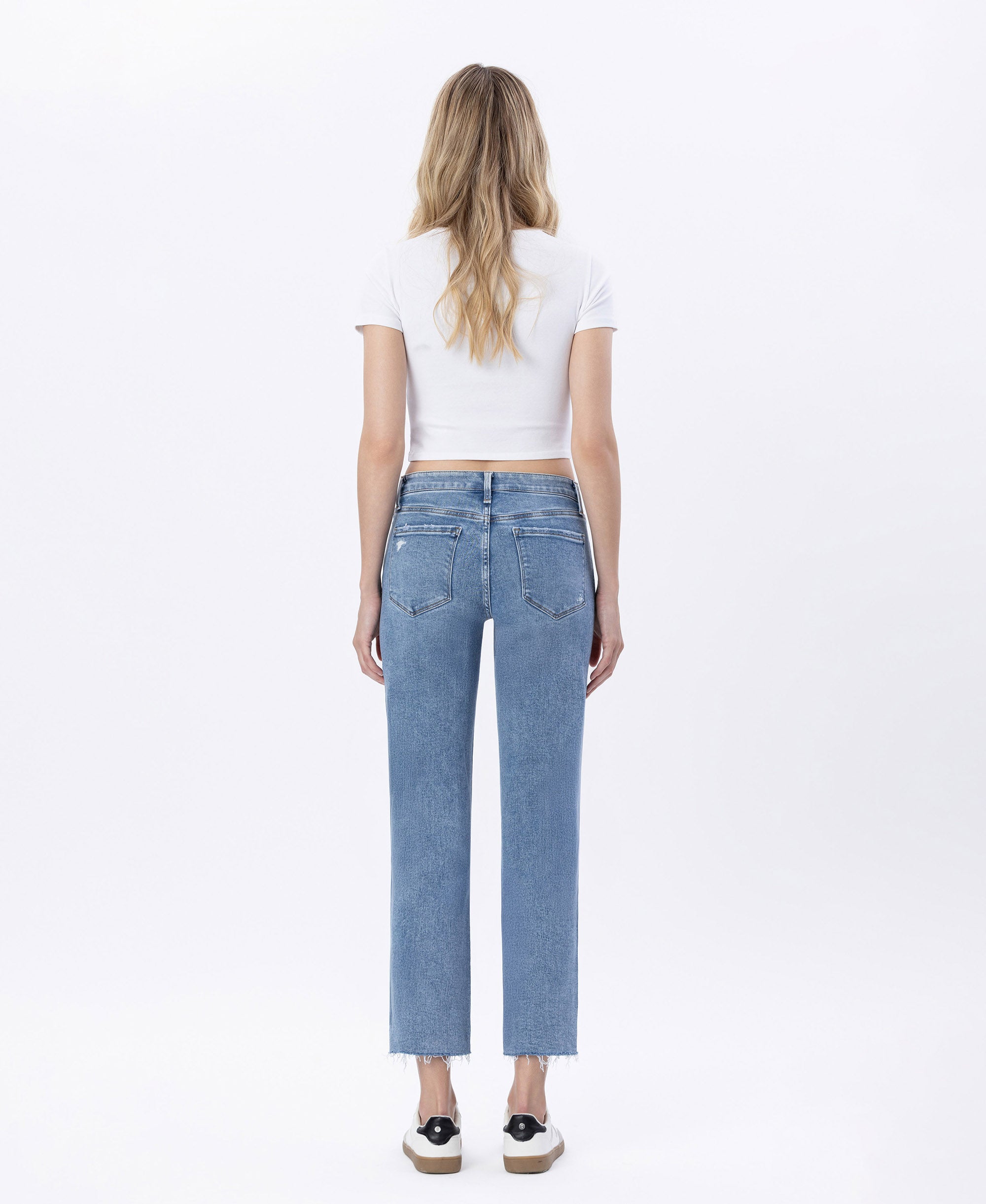belvet デニムパンツ VERVET Smartest Mid Rise Regular Straight Jeans