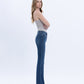 Right 45 degrees product image of Sustainability - High Rise Trouser Hem Bootcut Jeans