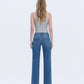 Back product images of Dreamland - High Rise Full Length Slim Wide Leg Jeans