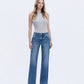 Front product images of Dreamland - High Rise Full Length Slim Wide Leg Jeans