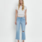 Front product images of Fabulously - High Rise Crop Straight Jeans