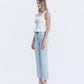 Left 45 degrees product image of Meritorious - High Rise Slim Wide Leg Jeans