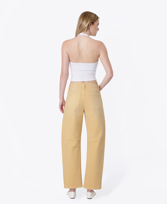 Back product images of Sahara Sun - High Rise Dart Structured Fit Barrel Jeans