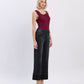 Right 45 degrees product image of Black - Super High Rise Cuffed Baggy Wide Leg Jeans