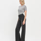 Left 45 degrees product image of Engross - High Rise Patch Pocket Trouser Hem Wide Leg Jeans