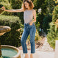 editorial image of Vandross - High Rise Ankle Straight Jeans