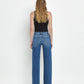 Back product images of Secure - Mid Rise Full Length Wide Leg Jeans