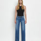 Front product images of Secure - Mid Rise Full Length Wide Leg Jeans