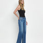 Right 45 degrees product image of Secure - Mid Rise Full Length Wide Leg Jeans