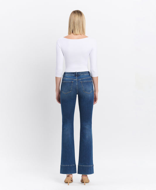 Back product images of Snowdrop - High Rise Trouser Hem Bootcut Jeans