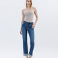 Front product images of Nico - High Rise Cuffed Straight Jeans