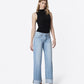 Right 45 degrees product image of London - Low Rise Cuffed Baggy Wide Leg Jeans