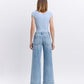 Back product images of London - Low Rise Cuffed Baggy Wide Leg Jeans