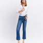 Laurie - High Rise Seamless WB Trouser Hem Kick Flare Jeans