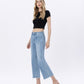 Left 45 degrees product image of Sunflower - High Rise Crop Slim Wide Leg Jeans