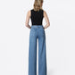 Back product images of Lush Life - Super High Rise Tie Waistband Wide Leg Jeans