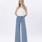 Front product images of Valerie - Super High Rise Full Length Palazzo Jeans