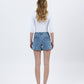 Back product images of Flair - Super Rise Raw Utility Pocket Denim Shorts