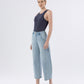 Left 45 degrees product image of Marvelousness - High Rise Front Seam Extreme Wide Barrel Jeans