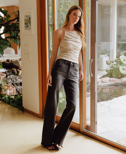 editorial image of Angelic - High Rise Vintage Flare Jeans