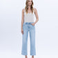 Front product images of Reverent - High Rise Crop Slim Wide Leg Jeans