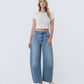 Front product images of Loveit - Super High Rise Horseshoe Barrel Jeans