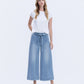 Front product images of Valerie - High Rise Tie Waist Crop Palazzo Jeans