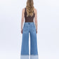 Back product images of Verdant Sephyr - High Rise Cuffed Baggy Wide Leg Jeans