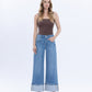 Front product images of Verdant Sephyr - High Rise Cuffed Baggy Wide Leg Jeans