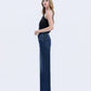 Left side product images of Uplifted Jewel - Super High Rise Full Length Wide Leg Jeans
