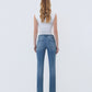 Back product images of Pure Radiance - Mid Rise Ankle Slim Straight Jeans