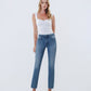 Front product images of Pure Radiance - Mid Rise Ankle Slim Straight Jeans