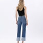 Back product images of Blissful Reflections - High Rise Cuffed Crop Straight Jeans