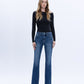 Front product images of Elegant Jewel - High Rise Full Length Bootcut Jeans