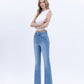 Left 45 degrees product image of Majestic Grace - High Rise Full Length Flare Jeans